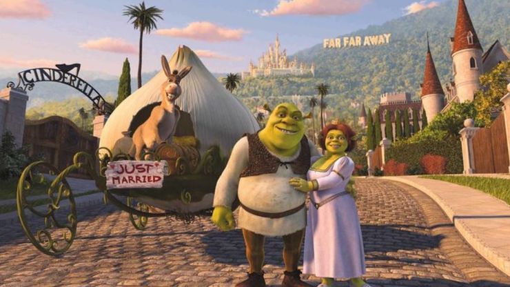 Идея для свадьбы, как организовать, чтобы всем было интересно и весело, церемония бракосочетания в стиле мультфильма Шрек