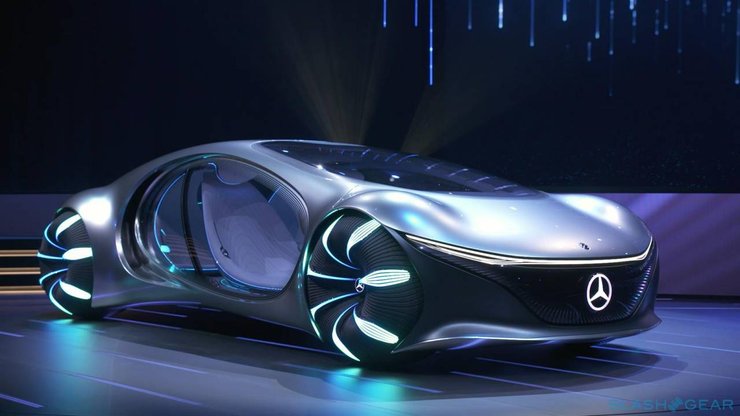 Mercedes-Benz Vision AVTR, копия мерседес модель авто, масштабная копия авто, масштабная модель авто, авто из дерева