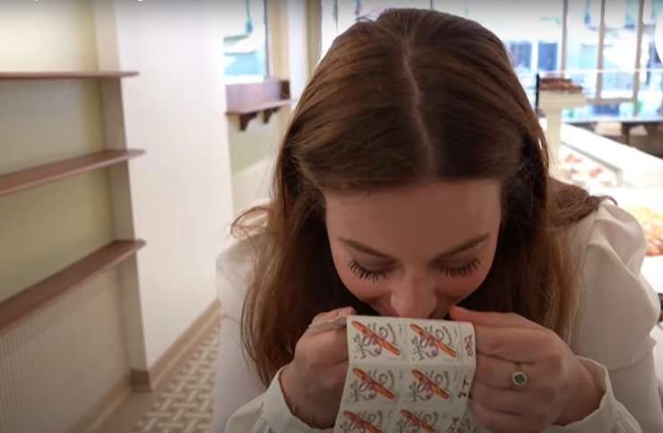 Олимпиада 2024, Франция, почта, марка, багет