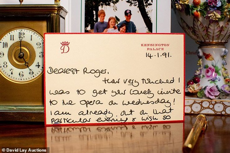 листи, принцеса діана, леді ді