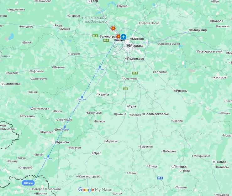 Дроны атаковали Зелероград 9 июля