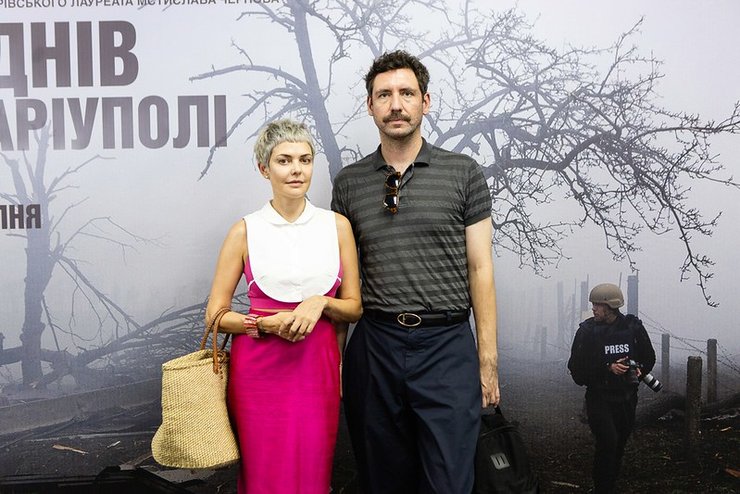 Катя Тейлор, куратор, і Саша Жиляєв, ресторатор, фото