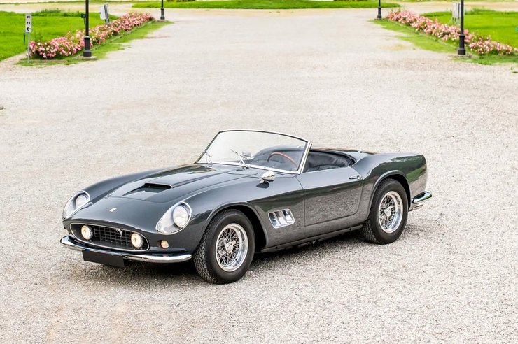 Ferrari 250 GT California, самые дорогие авто, топ 10 самых дорогих авто, авто 2024 года