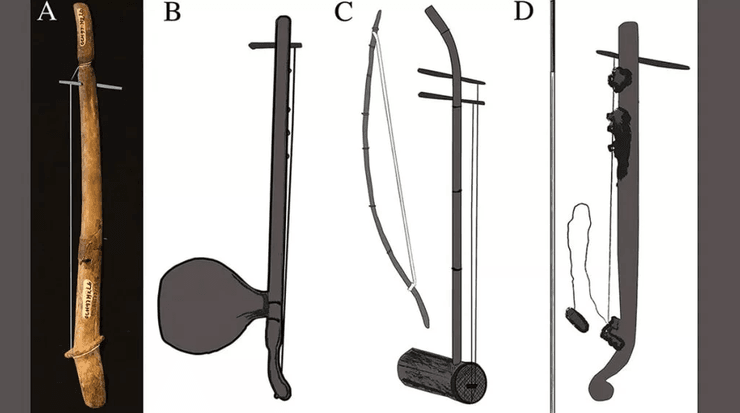 исследования, находки, музыкальный инструмент, археология