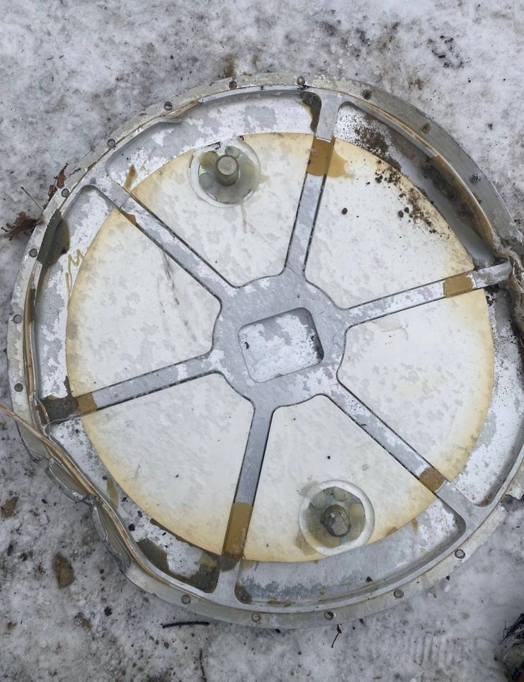 Фото уламку балістичної ракети Искандер ЗС РФ, Флеш, 24 лютого 2026