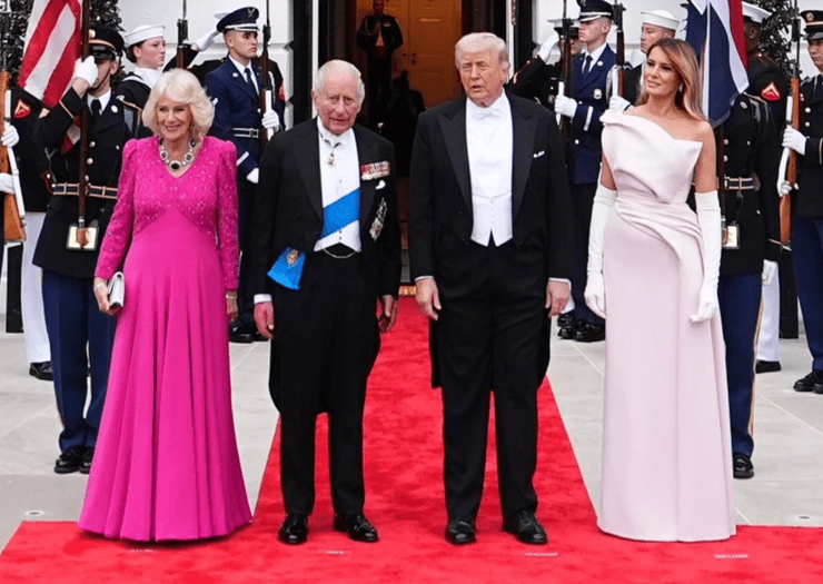 камілла і меланія в сша