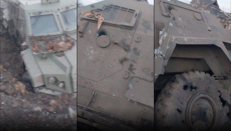 последствия обстрела градом