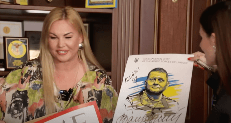 Камалія має автографи Залужного в своєму маєтку