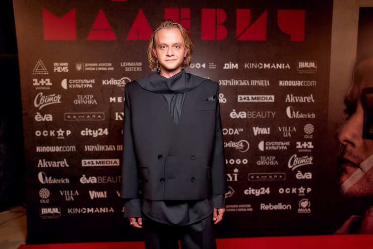 Виталий Ажнов на премьере фильма Малевич в Киеве
