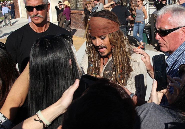 Пираты Карибского моря, Джек Воробей, Джонни Депп