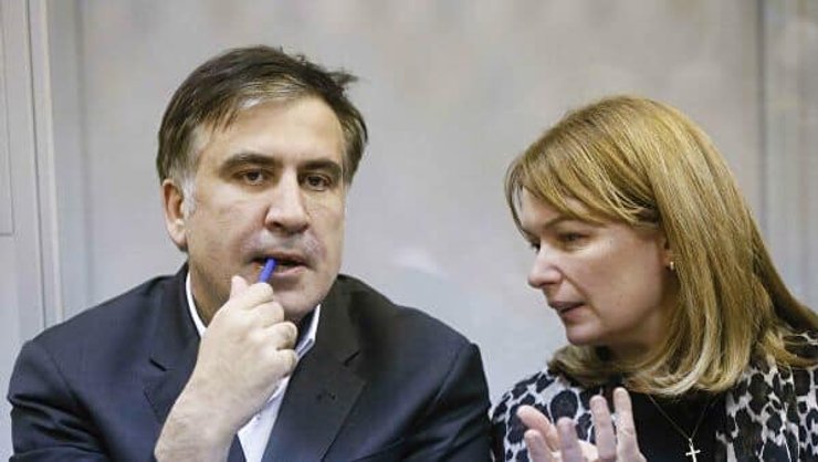 Міхеїл Саакашвілі і Сандра Рулофс