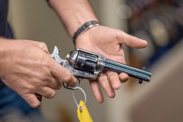 Револьвер Pietta Long Colt, з якого застрелили Галину Гатчинс