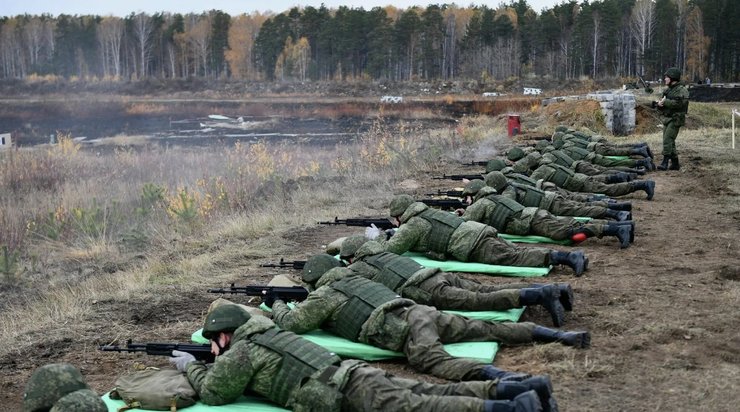 Подготовка солдат ВС РФ