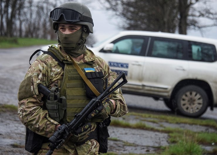 украинский солдат