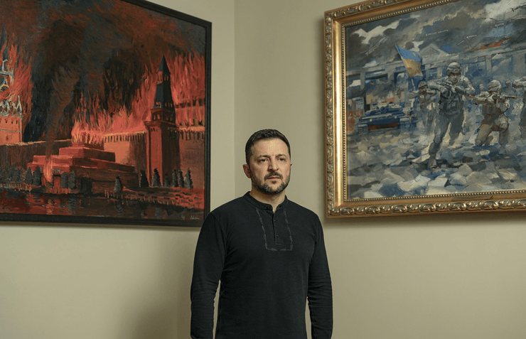 Картини, які висять у кабінеті Володимира Зеленського