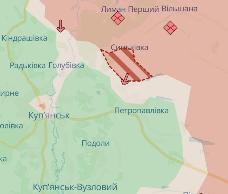 Наступление РФ на Харьковщине