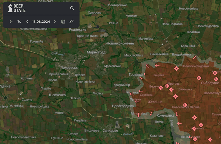 Карта бойових дій