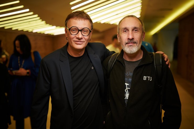 Денис Іванов, директор "Артхаус Трафік" і режисер Володимир Тихий