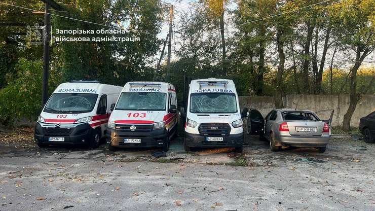 Наслідки атаки на Запоріжжя 25 вересня