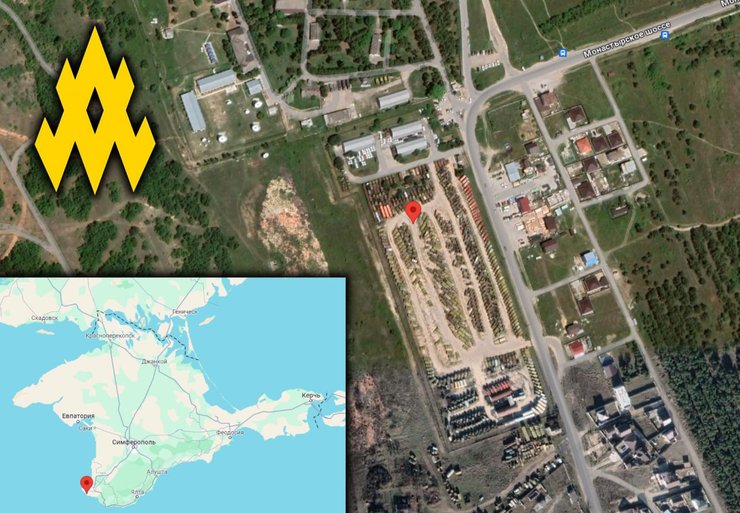 Воинская часть в Севастополе, карта