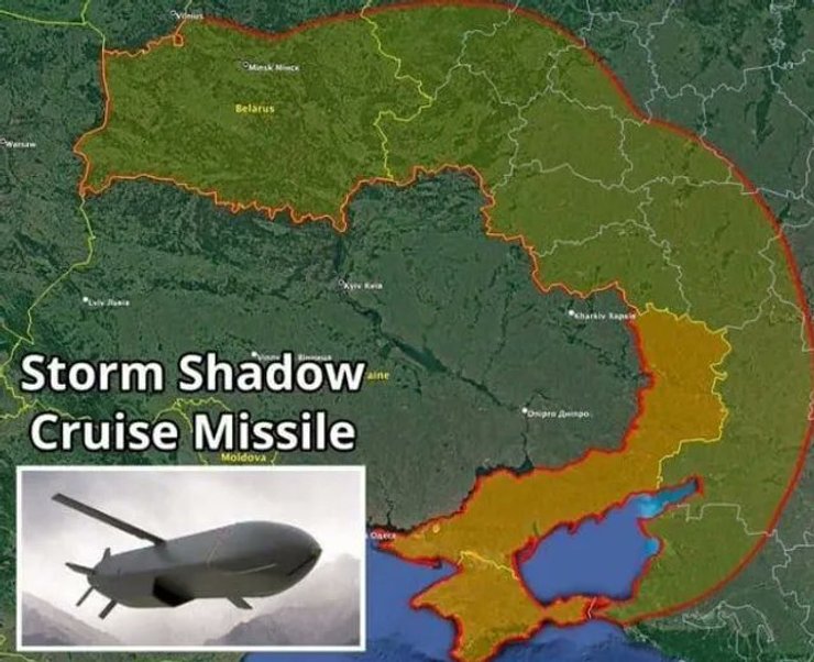 куда добьет штормовая тень, радиус поражения штормовой тени