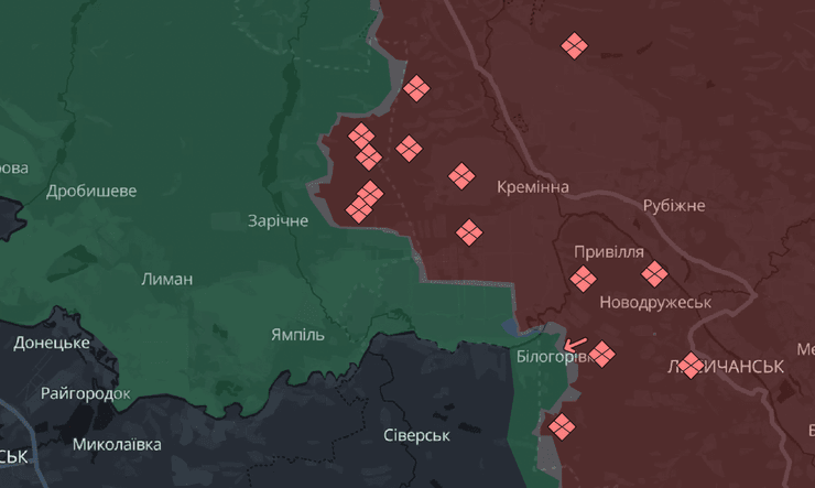 Карта бойових дій