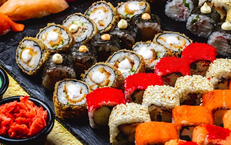 японская кухня, суши, роллы