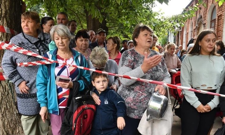 Беженцы из Курской области