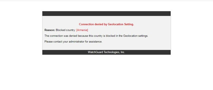 Доступ на сайт Минобороны Армении закрыт