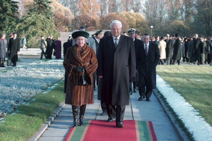 Елизавета II, борис ельцин