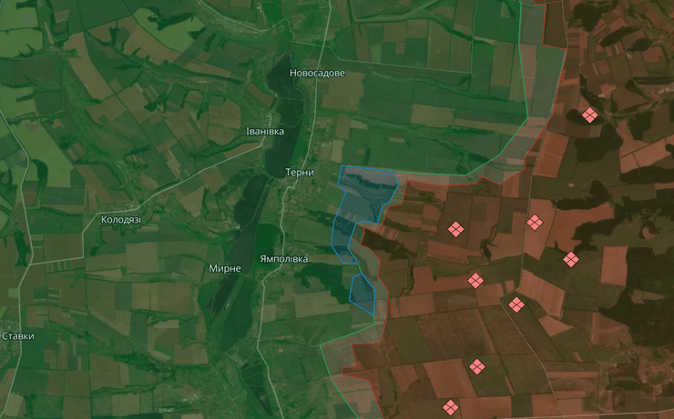 Карта боевых действий