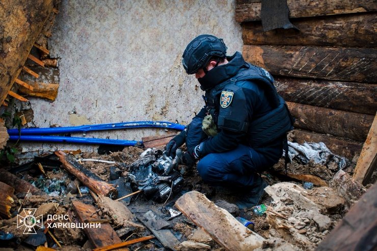 атака дронов харківська область