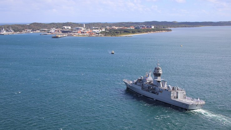 база Австралии HMAS Stirling, военное присутствие Китая у берегов Австралии, китай и австралия, китайский корабль у берегов австралии, морская разведка Китая, разведка Китая у берегов Австралии