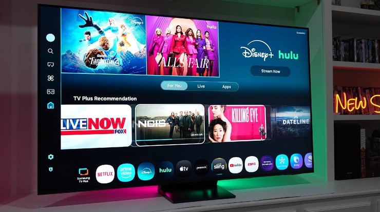 Інтерфейс телевізора Samsung QN70F