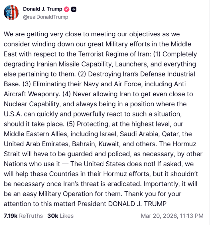 Пост Трампа