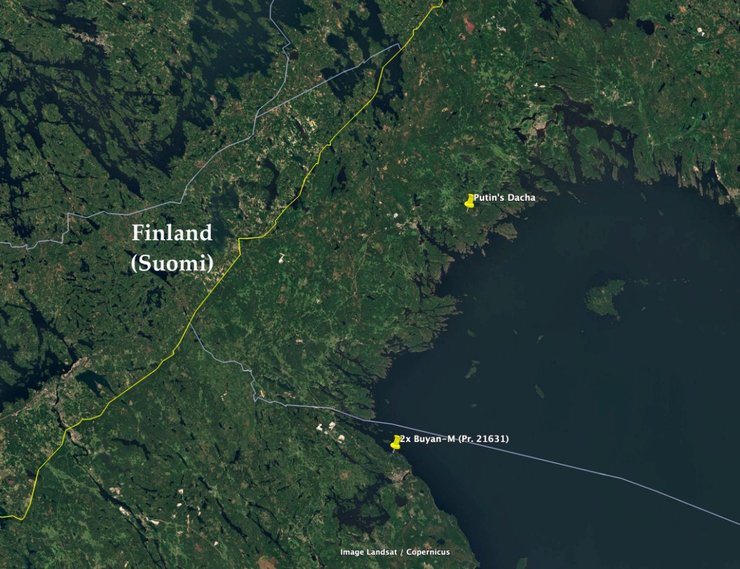 дача Путіна локація