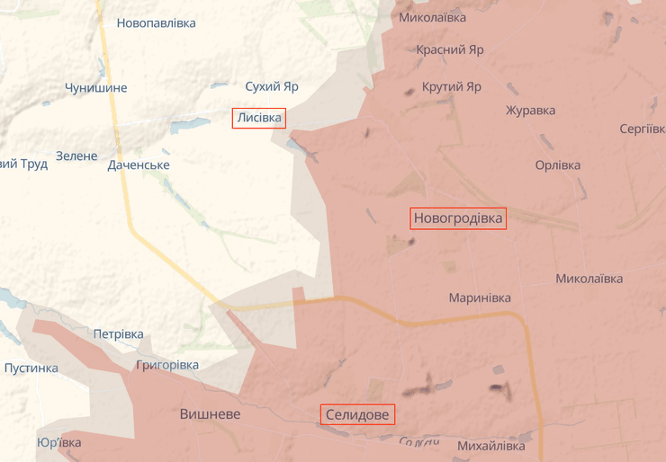 Покровськ, Покровський напрямок, Покровський район, Донецька область, Григорівка, Петрівка, просування ворога, просування ЗС РФ
