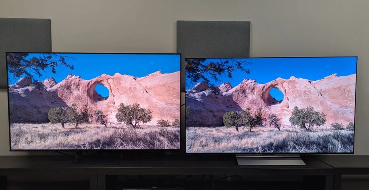 LG C6 Sony bravia 7 сравнение телевизоров