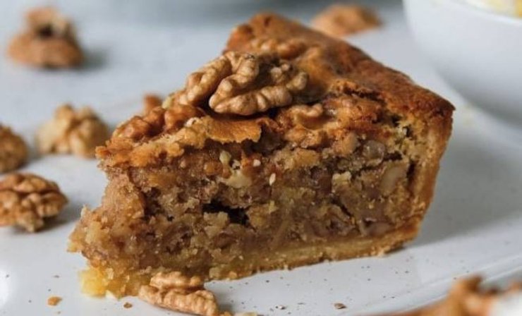 пирог с орехами, ореховый спас, меню, праздничное меню