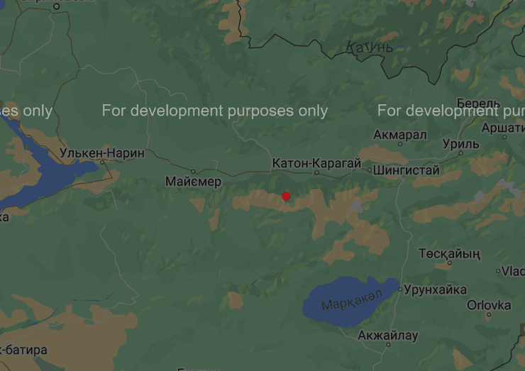Землетрус на кордоні Казахстану та Росії