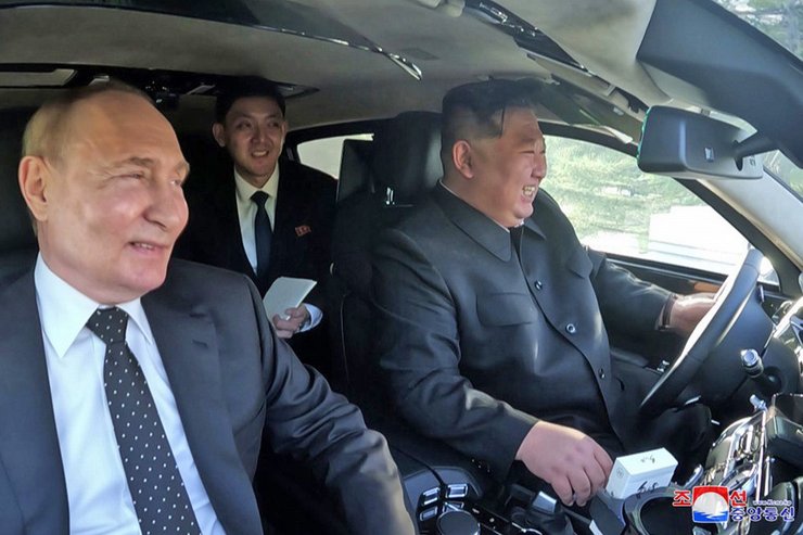 владимир путин ким чен ын аурус