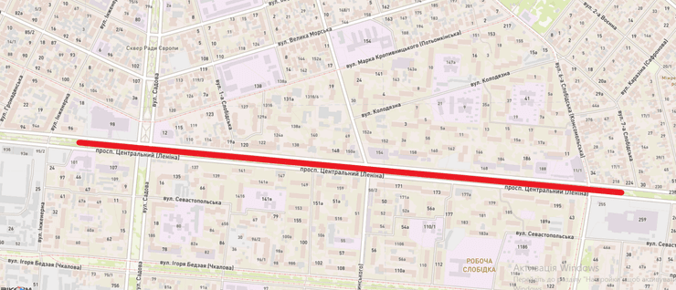 Проспект Центральний у Миколаєві