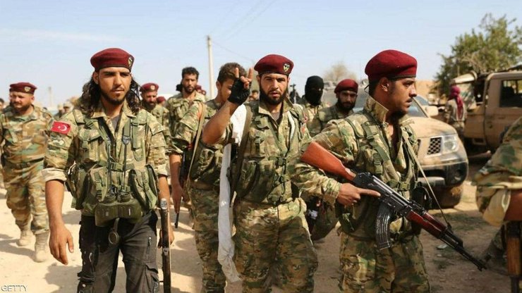 Сирийские боевики.