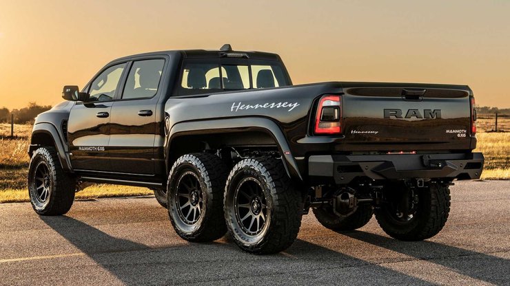 Hennessey Mammoth 1000 TRX 6x6, Hennessey Mammoth, Ram 1500 TRX, шестиколісний автомобіль