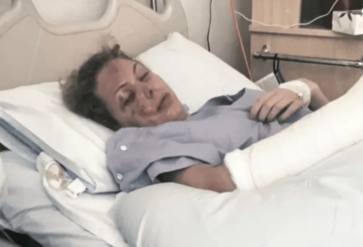 Фелісія Джамірзе у лікарні