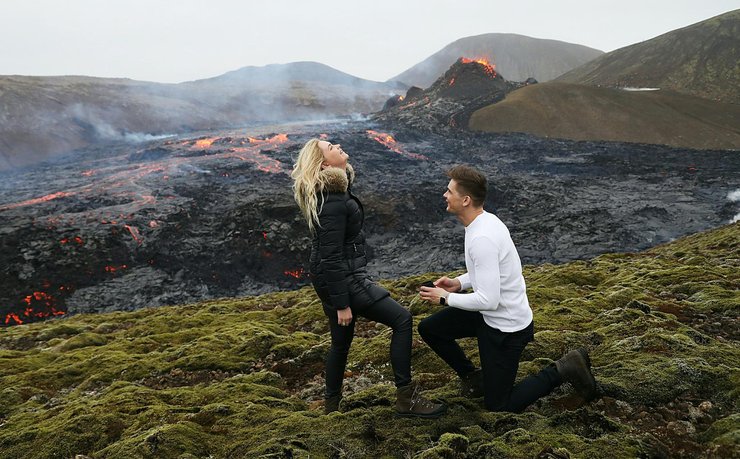 вулкан Фаградальсфьядль, извержение