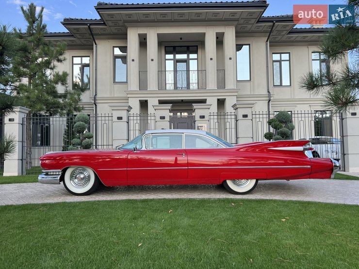 Cadillac 1959, Cadillac DeVille, Cadillac DeVille 1959, купе Cadillac