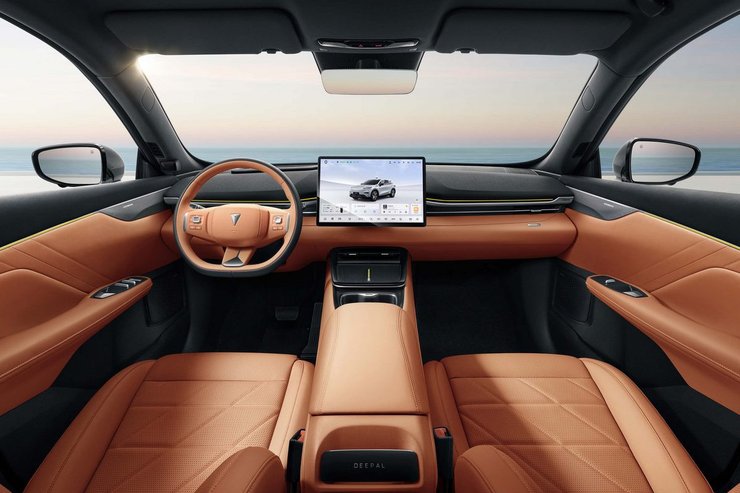 салон Changan Deepal S05, Changan Deepal, новый Changan Deepal S05, кроссовер Changan, электромобиль Changan, электромобиль Changan