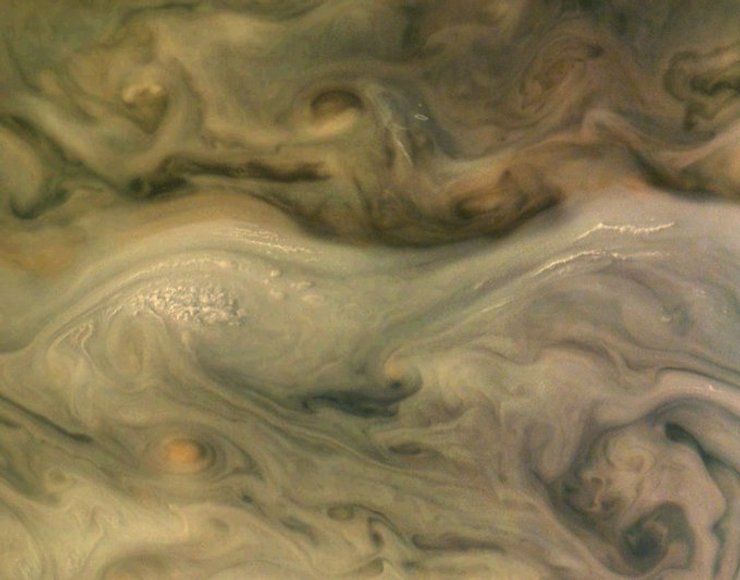 Юпітер, вихори, фото