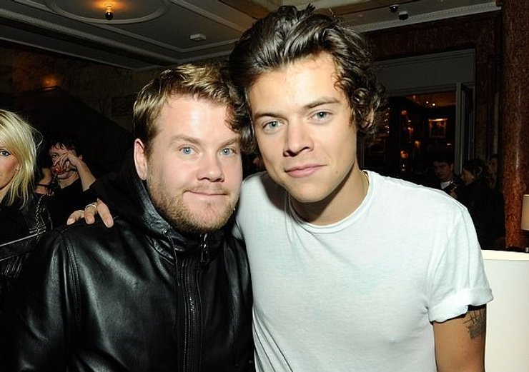 Гарри Стайлз и Джеймс Корден